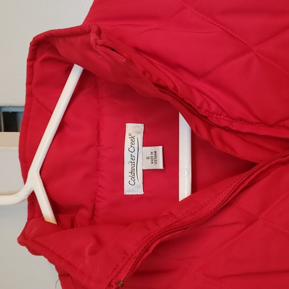 Coldwater creek quited sleeveless vest - Picture 3 of 4